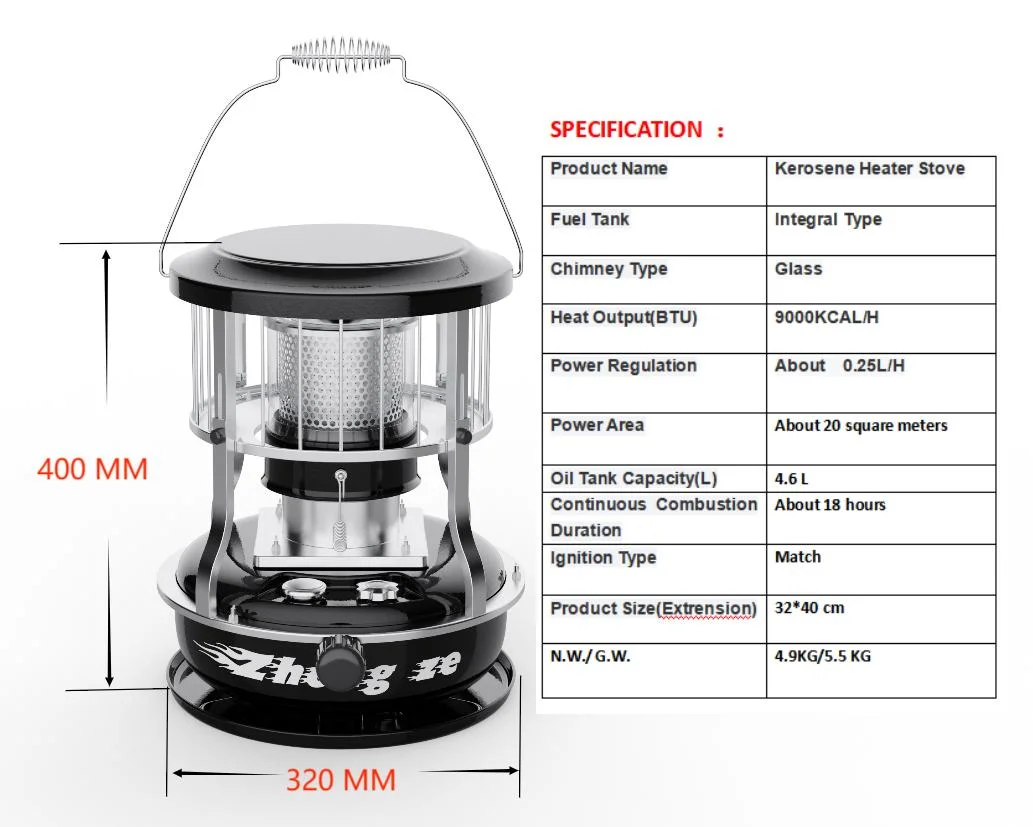 Portable Outdoor Camping Multi-Functional Outdoor Patio Gas Heater Gas Fireplace Heater