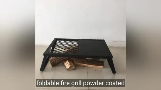 Outdoor Camping Wandern Picknick Tragbarer faltbarer Holzkohlegrill aus Edelstahl – Hexagan